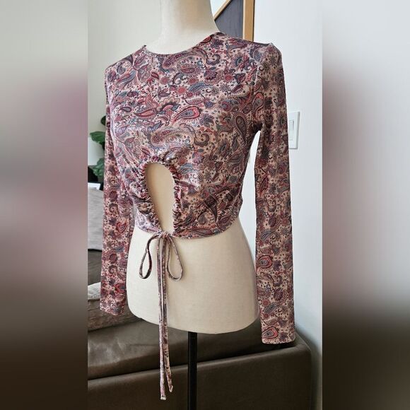 💝Nwt 24 colours velour feel long sleeve crop - Picture 4 of 5